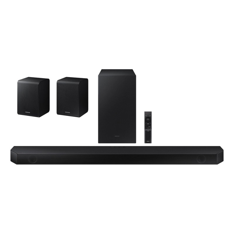 SAMSUNG 三星 5.1.2聲道 藍牙家庭劇院聲霸Soundbar HW-Q600C/ZW + 無線後環繞喇叭 SWA-9200S