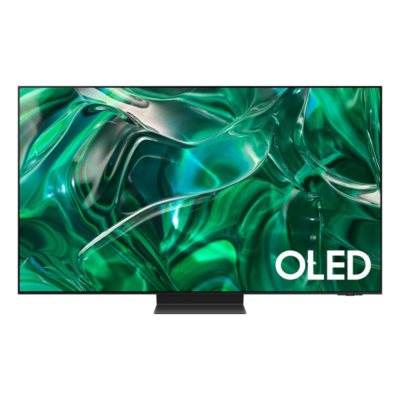 附桌上安裝 SAMSUNG 三星 55型4K HDR智慧連網QD-OLED 量子電視 QA55S95CAXXZW