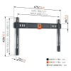 Vogel's TVM 1605 40-100吋 固定式 壁掛架 (距牆2.2CM)