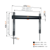 Vogel's TVM 3605 40-100吋 固定式 壁掛架 (距牆2.2CM)