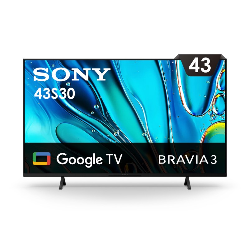 SONY BRAVIA 3 43型 X1 4K HDR Google TV顯示器(Y-43S30)