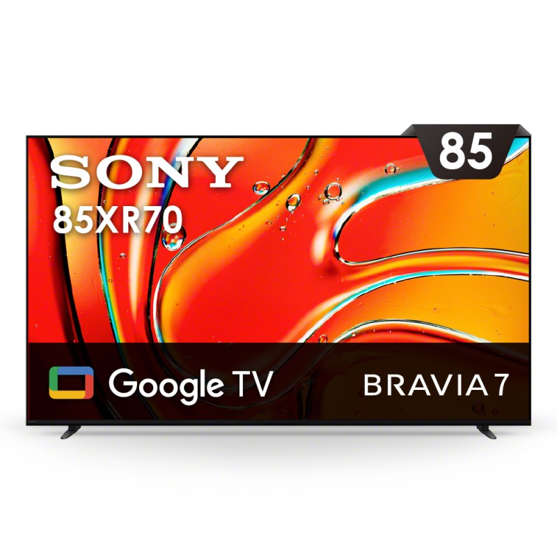 SONY BRAVIA 7 85型 XR Mini LED 4K HDR Google TV顯示器(Y-85XR70)