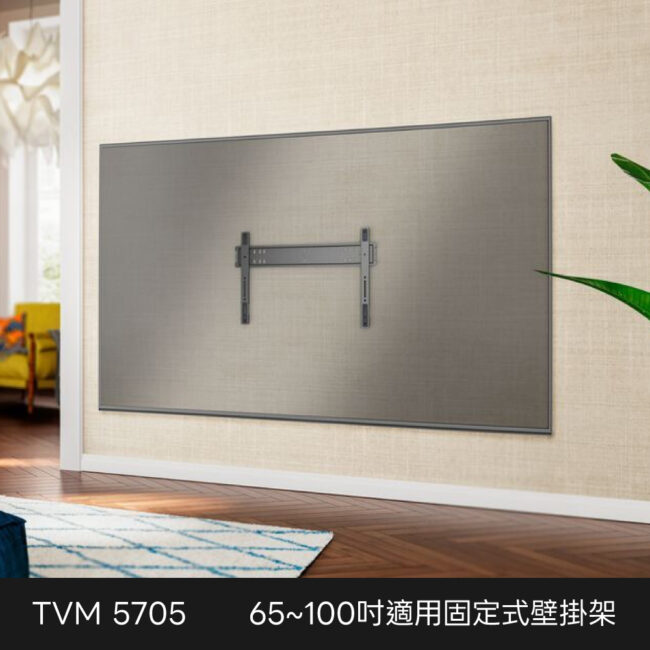Vogel's 荷蘭進口品牌 65-100吋 固定式壁掛架 耐重達100公斤 TVM 5705